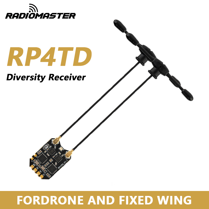 Fpv Drone Goggles - RadioMaster RP4TD ExpressLRS 2.4GHz Diversity Receiver