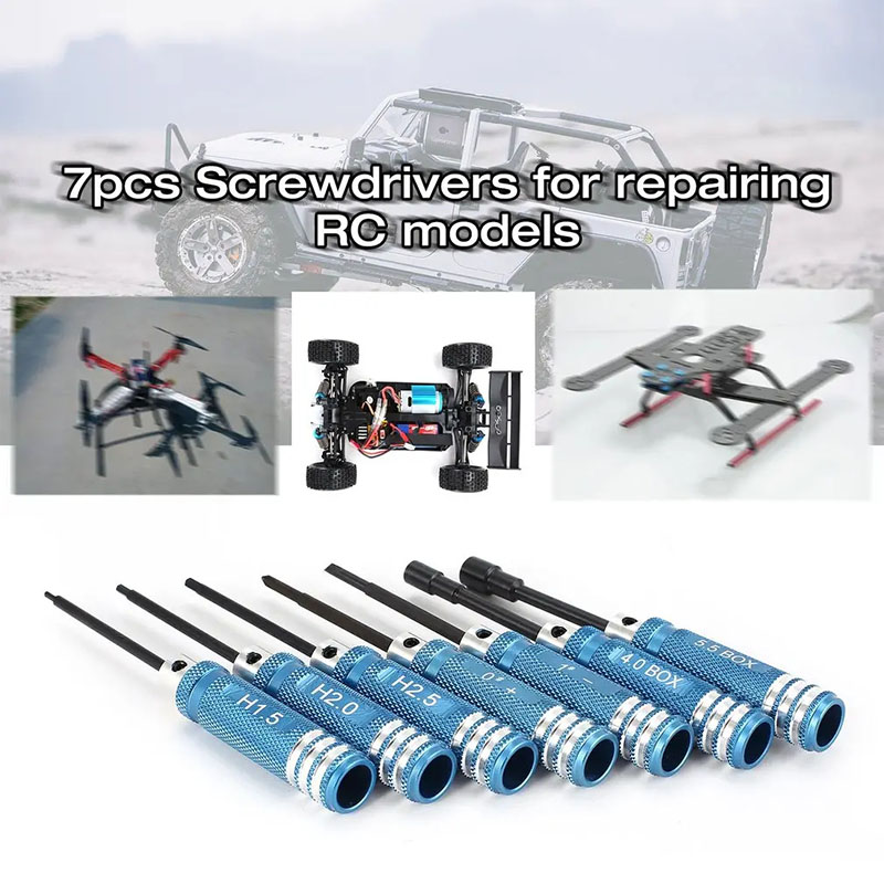 7Pcs 1.5 2.0 2.5mm RC Hex Driv - Fpv Drone Tool Kit 评论和价格