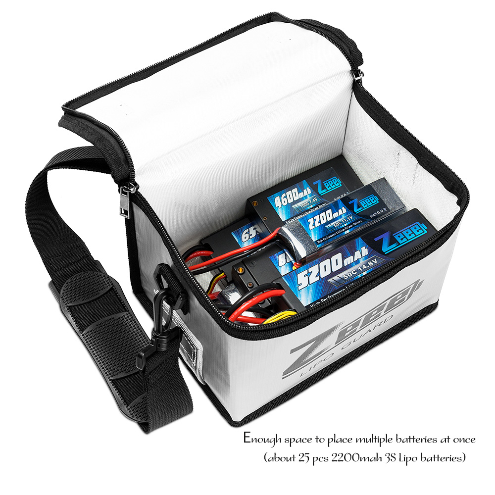 Zeee Lipo Battery Safe Bag 215 - Fpv Drone Bag 评论和价格