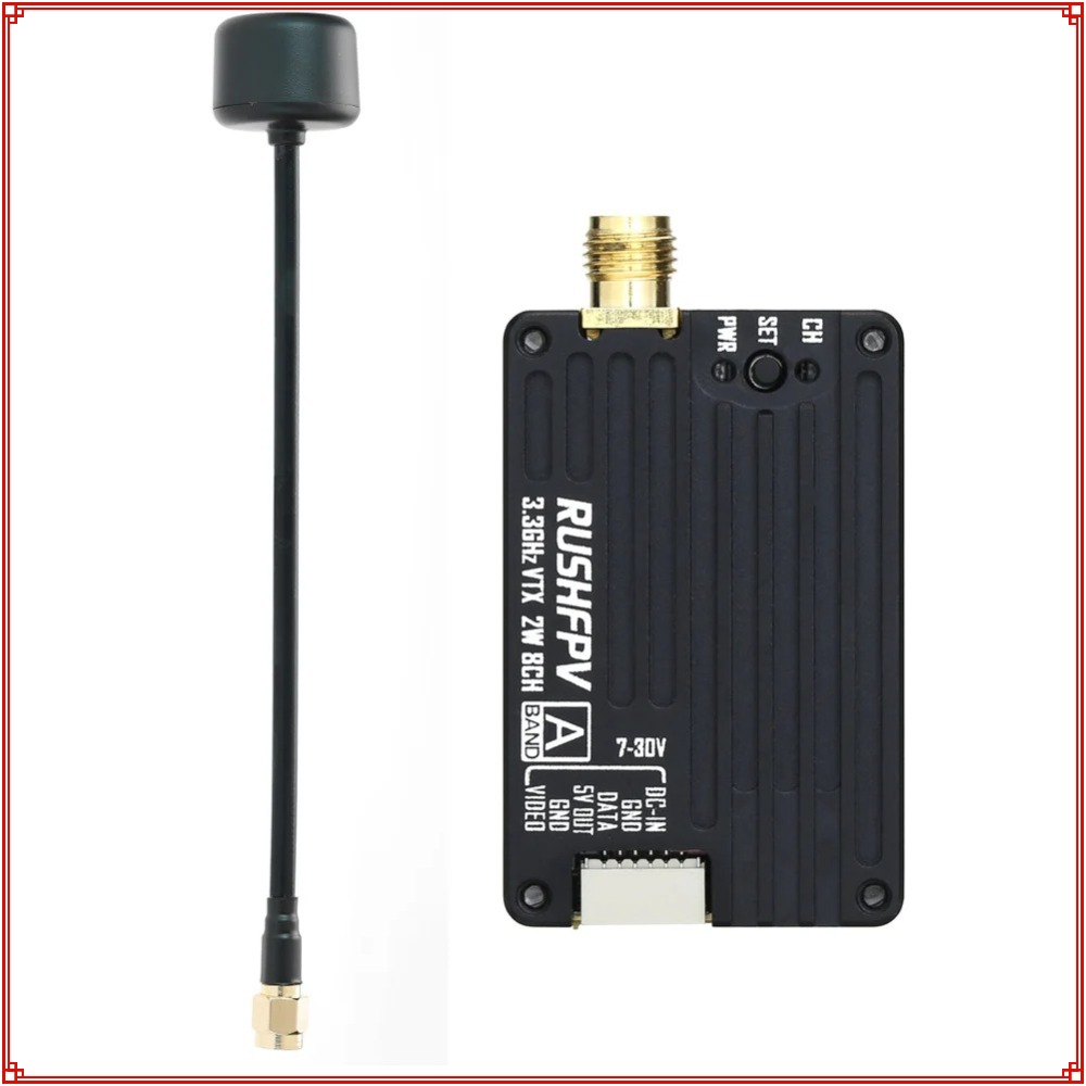 2026 New RUSHFPV 3.3G 2W VTX T - Fpv Drone Transmitter 评论和价格