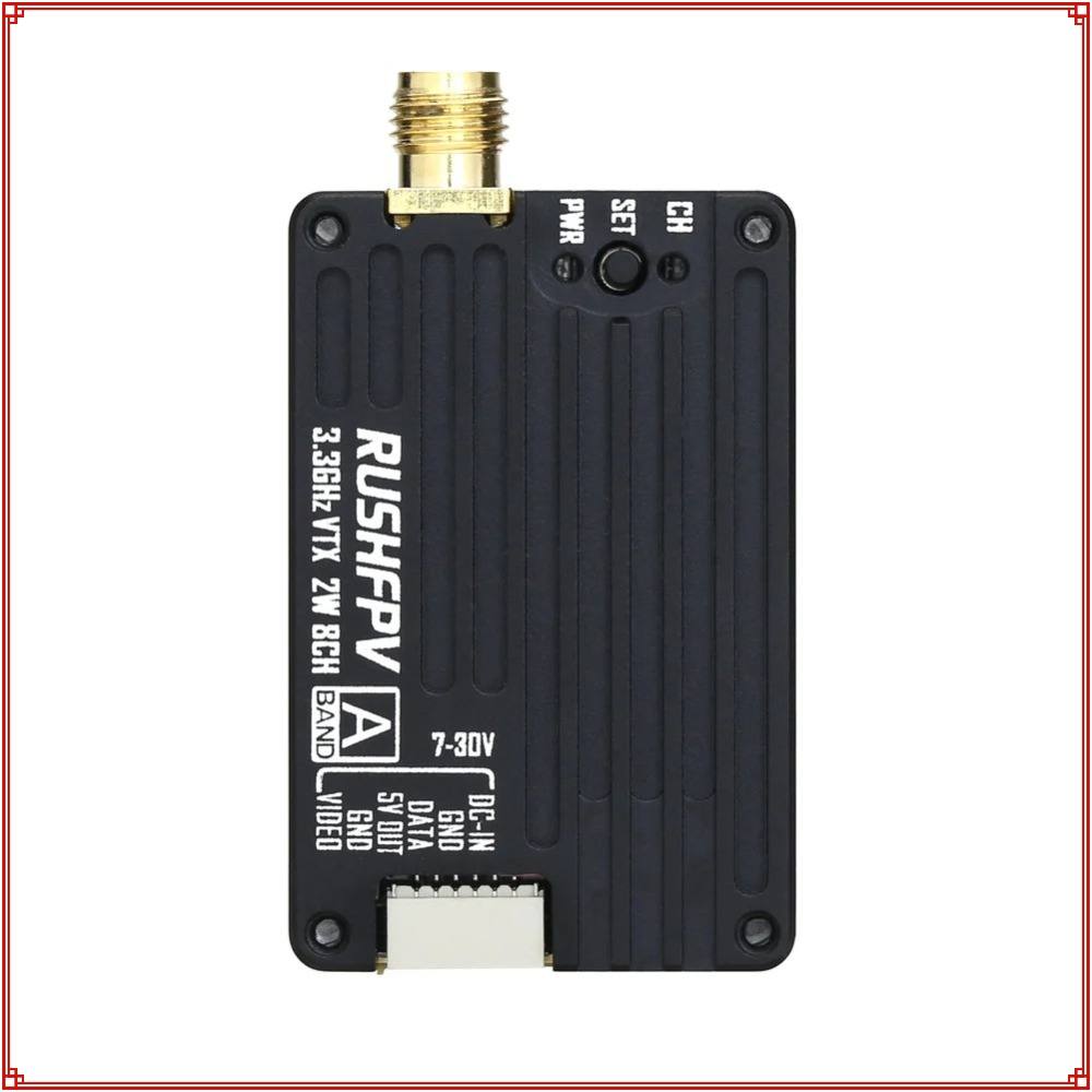 2026 New RUSHFPV 3.3G 2W VTX T - Fpv Drone Transmitter 评论和价格