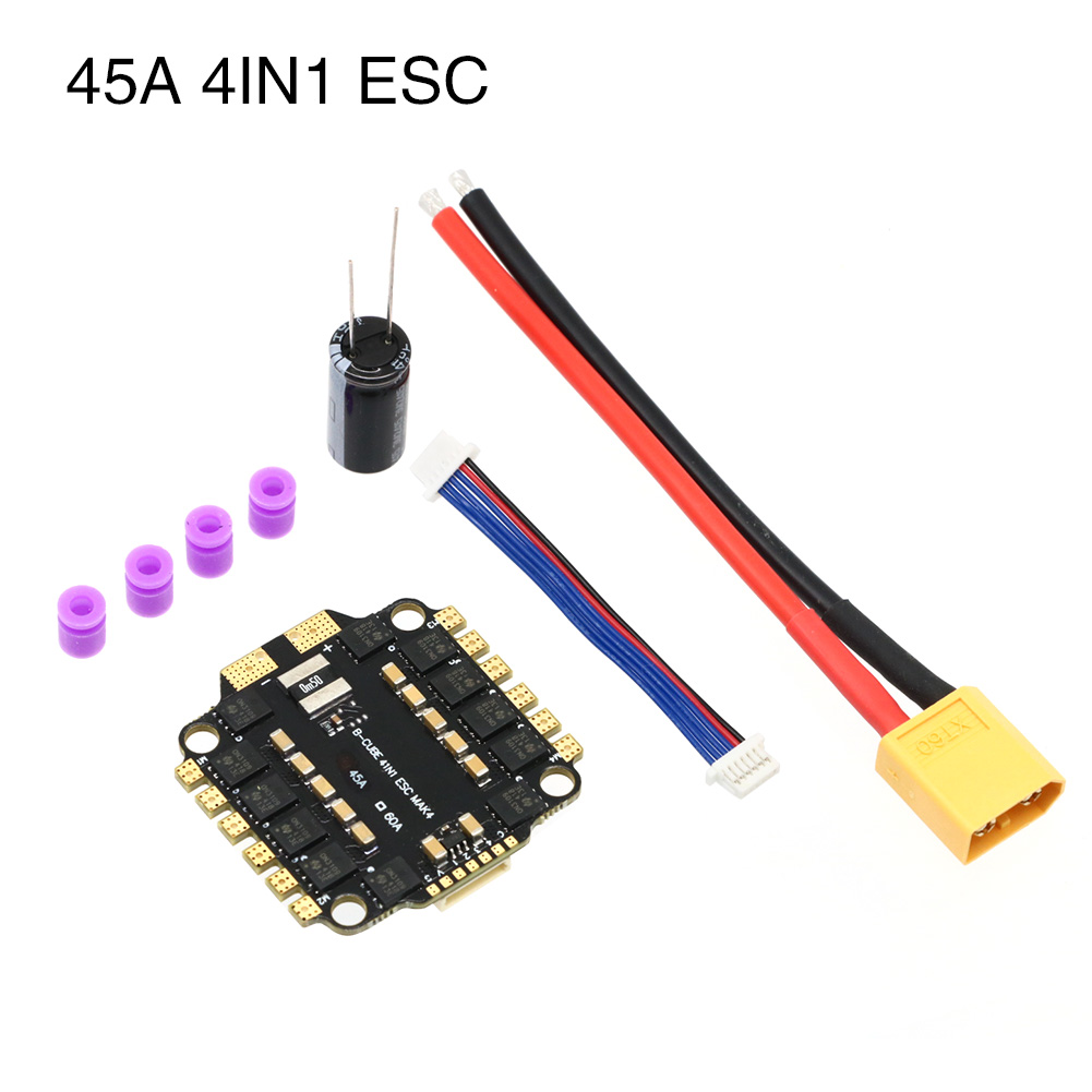 UAngel 4IN1 45A 60A ESC BLHELI - Fpv Drone Esc 评论和价格