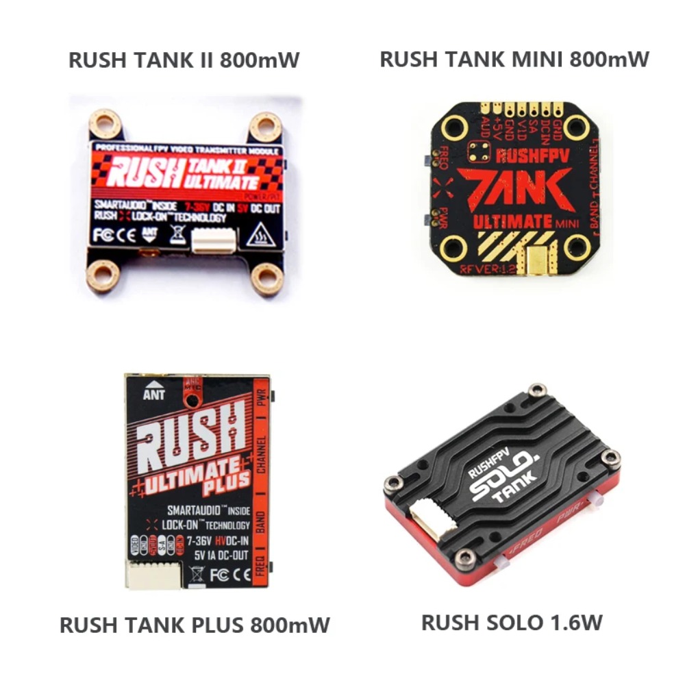 RUSH TANK Ultimate II/Mini/PLU - Fpv Drone Transmitter 评论和价格